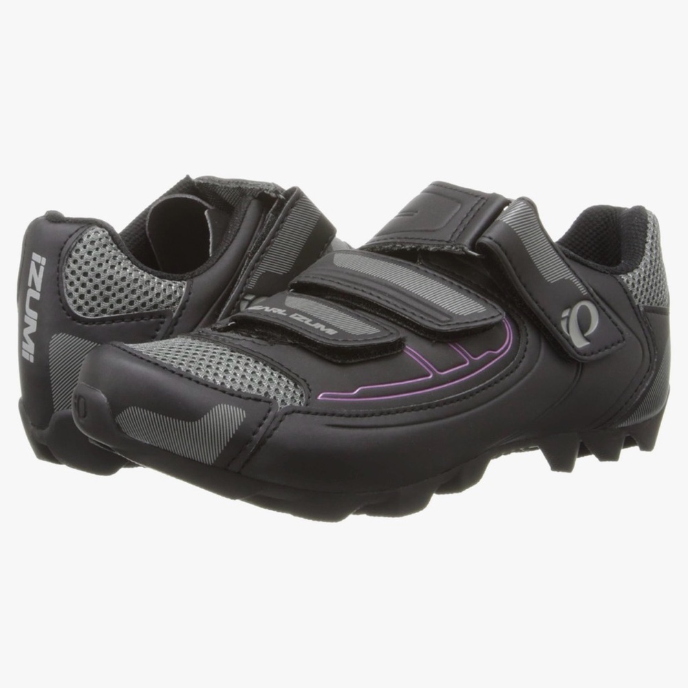 Pearl Izumi Black and Pink Cycling Shoes
